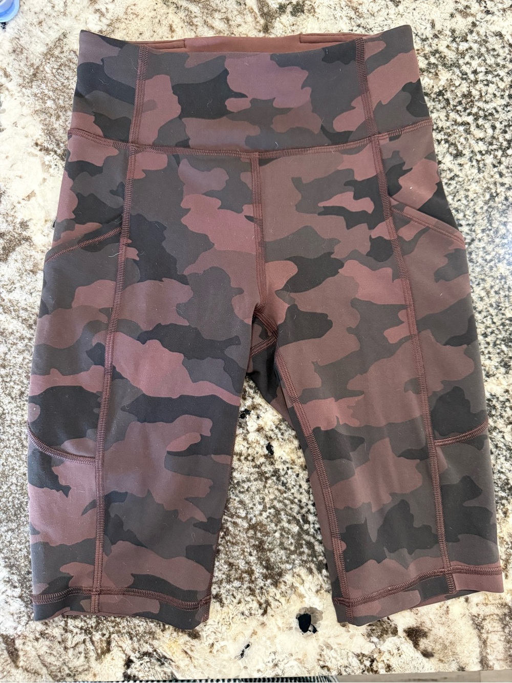 Lululemon Invigorate highrise shorts in the heritage 365 camo size 2